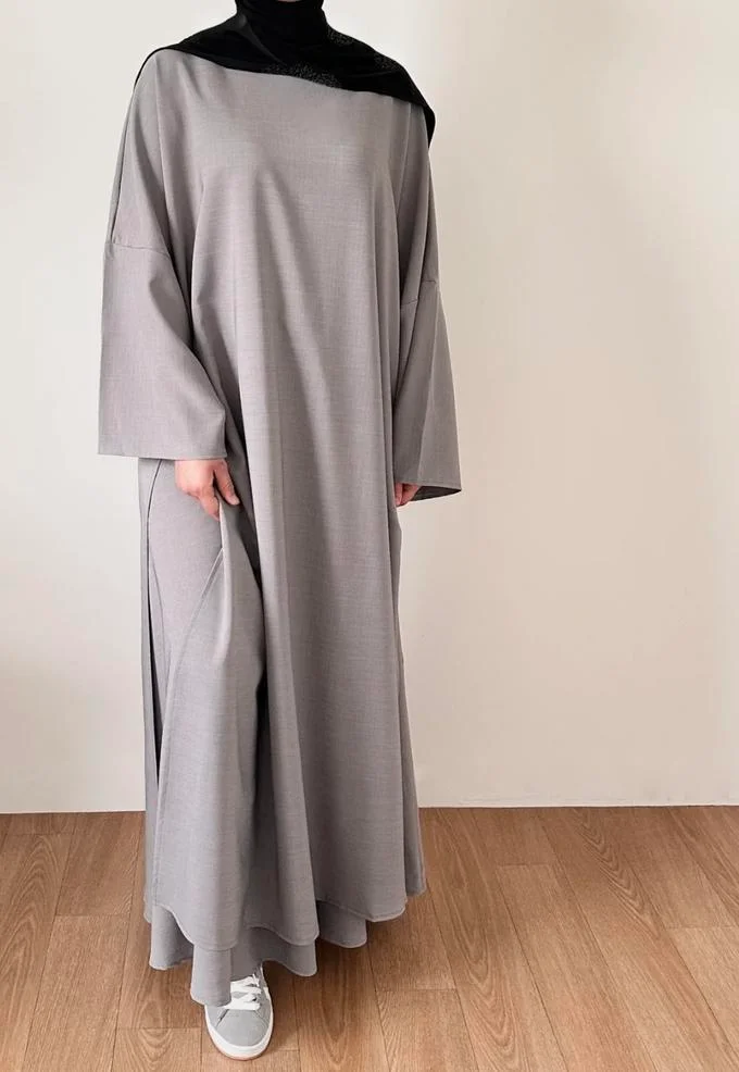 ENSEMBLE YUSRA LIN GRIS CLAIR