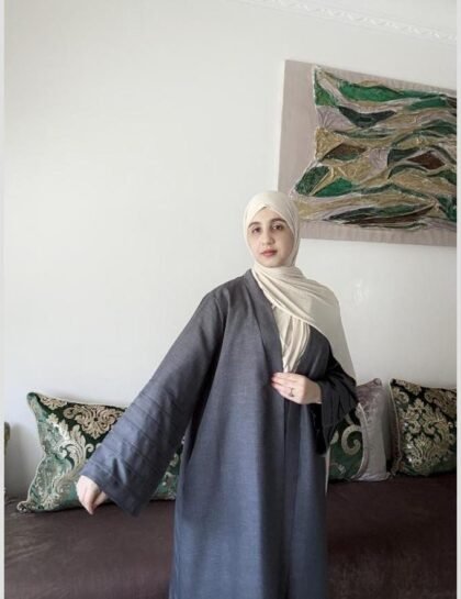 ENSEMBLE ABAYA LINA GRIS