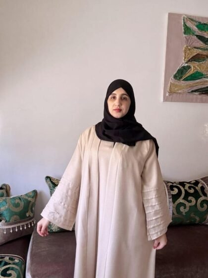 ENSEMBLE ABAYA LINA BEIGE